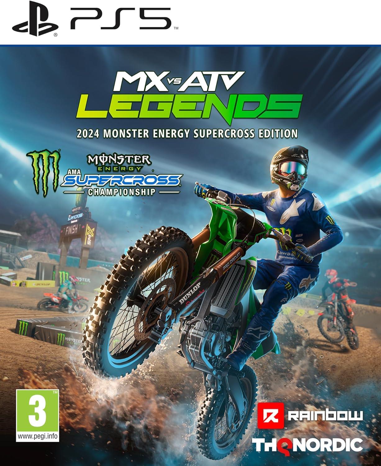 MX vs ATV Legends 2024 Monster Energy Supercross Edition PS5 Game