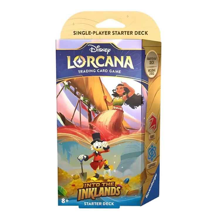 Disney Lorcana Trading Card Game Series 3 Into The Inklands Starter De