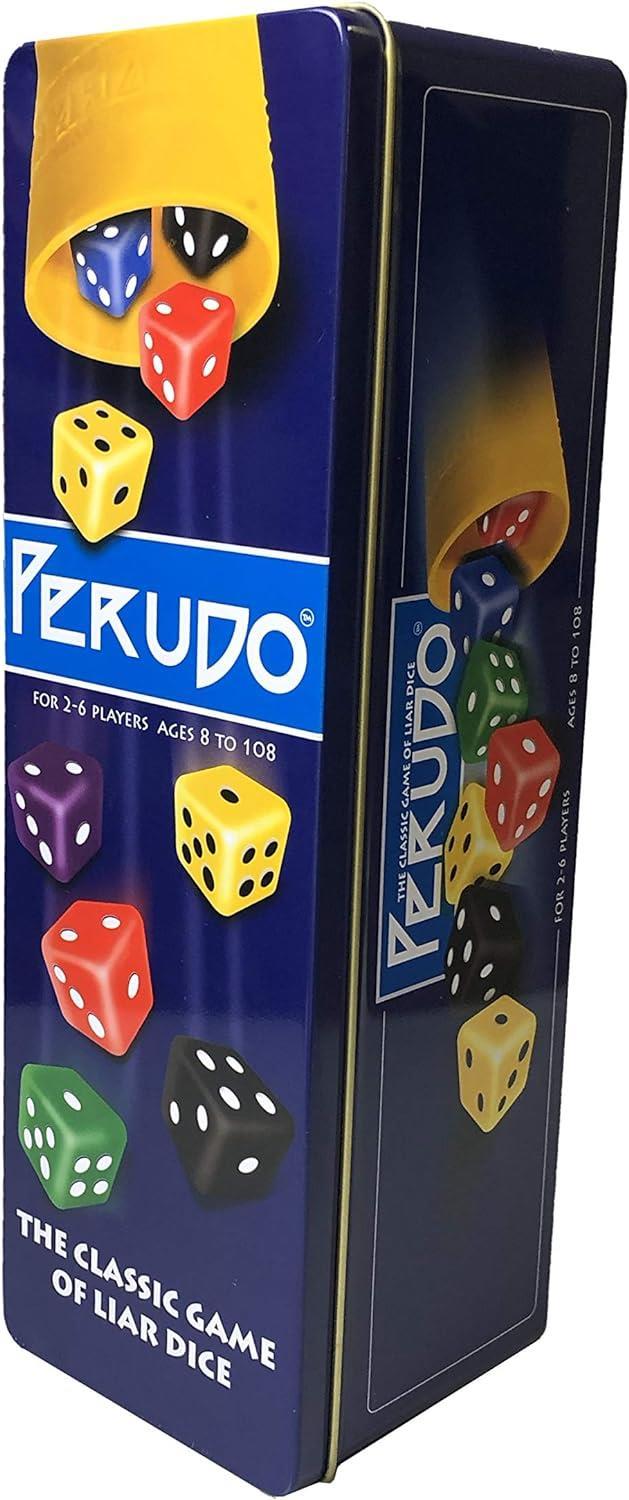 Perudo Vertical Dice Tin Game