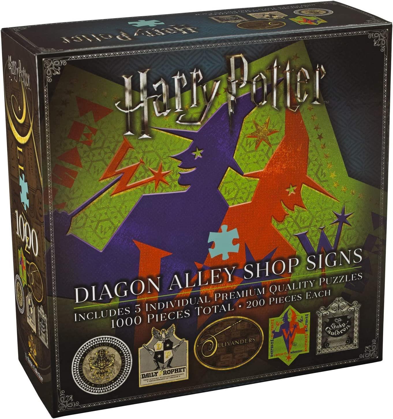 5x Diagon Alley 200pc Jigsaw Puzzles By Noble Collection - 365games.co.uk