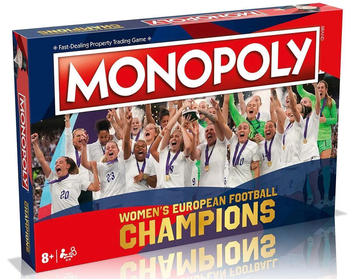 Women's European Football Champions Monopoly Board Game - 365games.co.uk