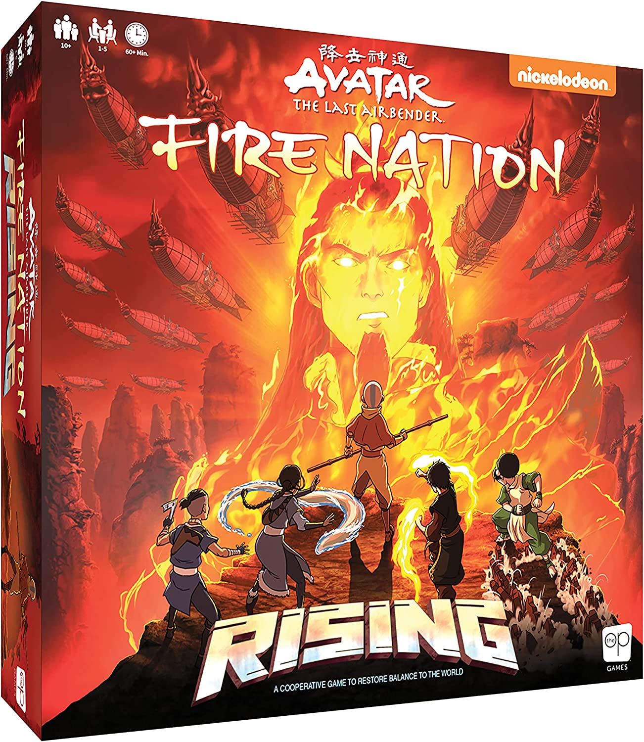 Avatar The Last Airbender Fire Nation Rising Board Game