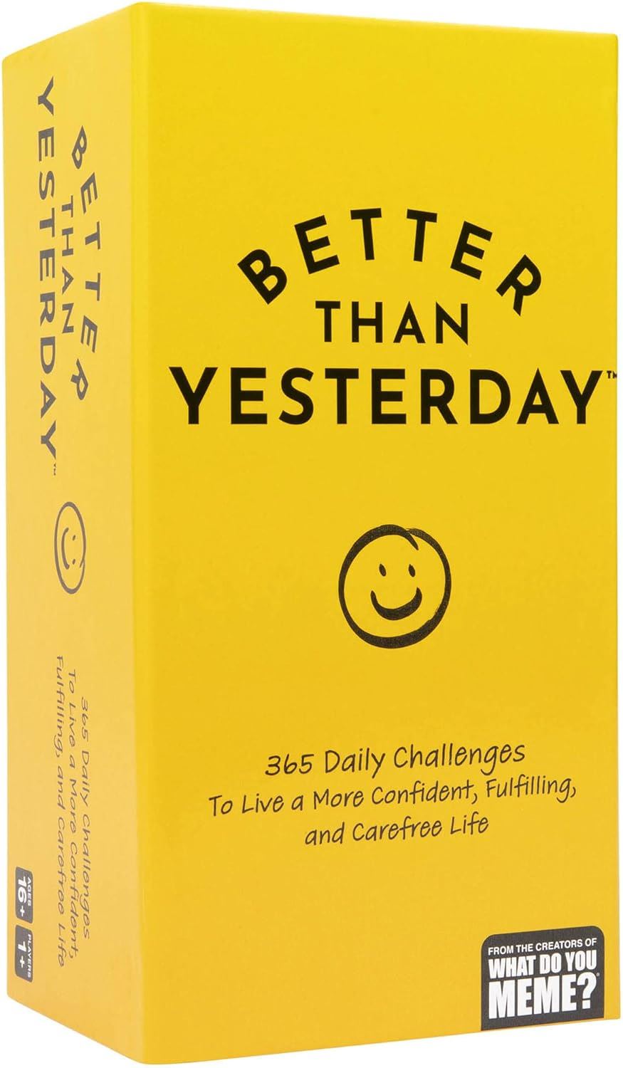 Better Than Yesterday Card Game