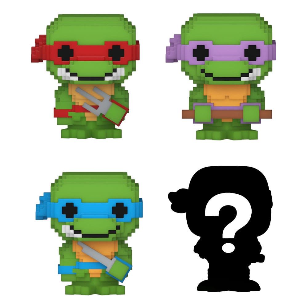 Teenage Mutant Ninja Turtles Bitty Pop! Vinyl Figure 4-Pack 8-Bit 2,5 cm