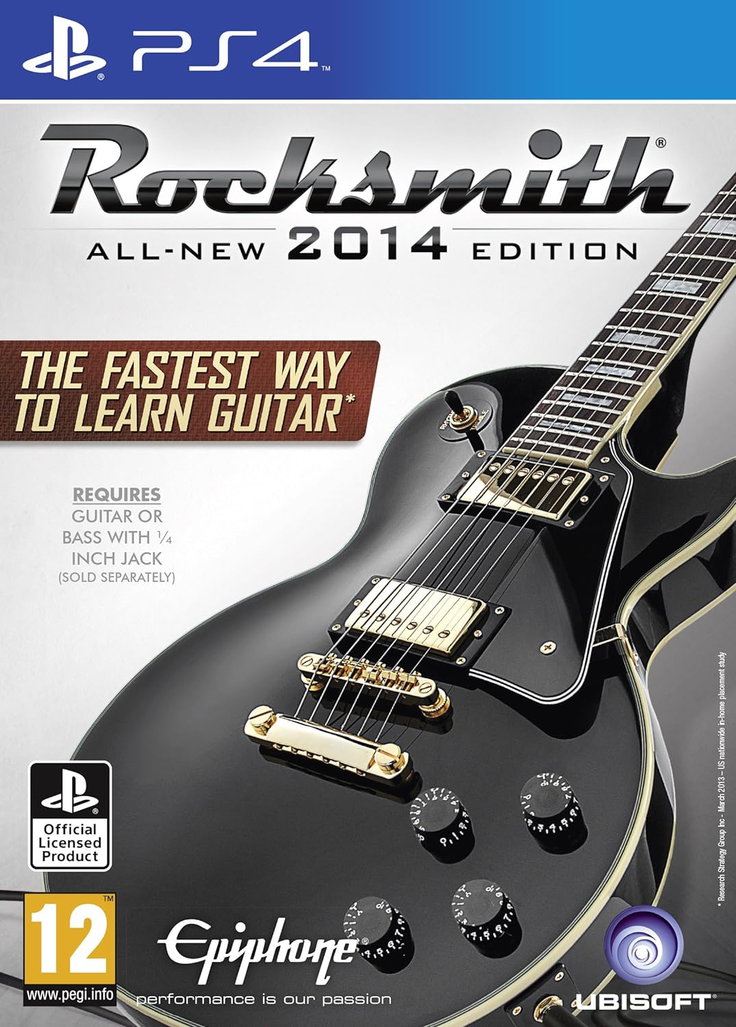 Rocksmith 2014 PS4 Game (with Real Tone Cable)