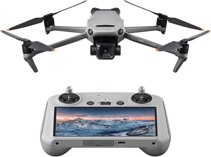 DJI Mavic 3 Pro Cine with DJI RC Pro (High-Bright Screen), Flagship Triple-Camera Drone, Tri-Camera Apple ProRes Support with 1TB of Storage, 3 Intelligent Flight Batteries, FAA Remote ID Compliant