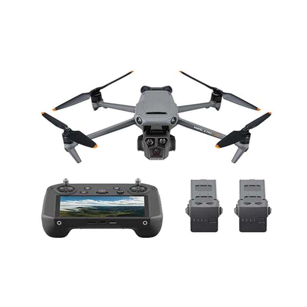 DJI Mavic 3 Pro Cine with DJI RC Pro (High-Bright Screen), Flagship Triple-Camera Drone, Tri-Camera Apple ProRes Support with 1TB of Storage, 3 Intelligent Flight Batteries, FAA Remote ID Compliant
