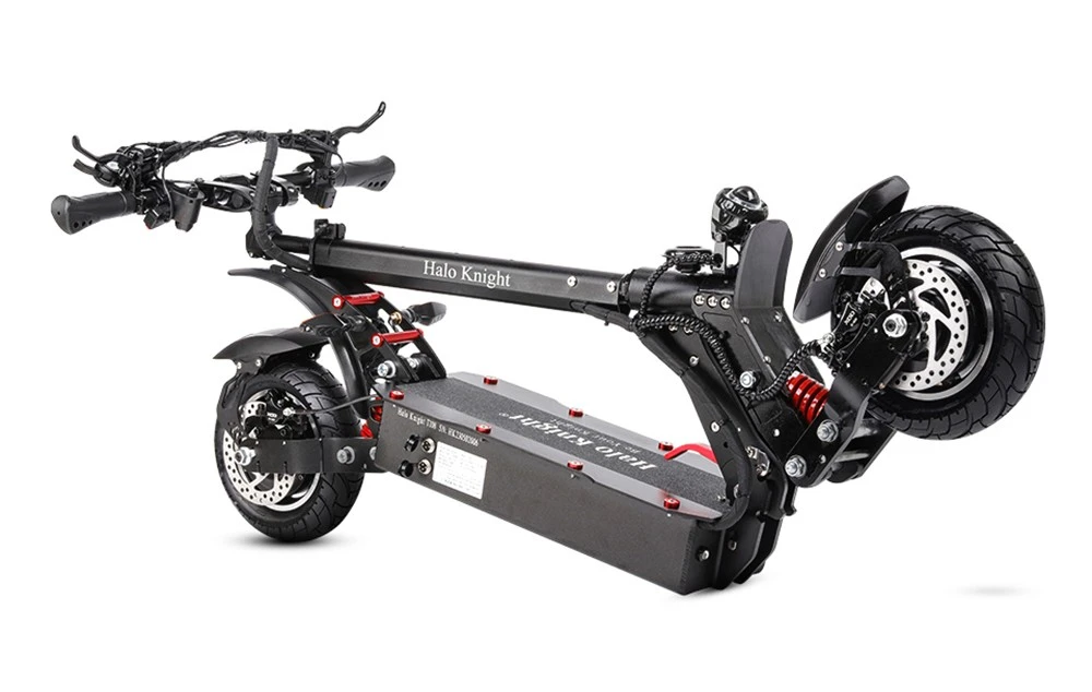 Halo Knight T108 Electric Scooter 10 inch Road Tires 1000W*2 Motor 65km/h Max Speed 52V 28.8Ah Battery 60km Max Range
