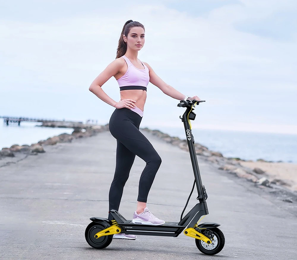 OOTD S10 Electric Scooter, 1400W Motor, 10-inch Tires, 48V 20AH Battery, 55km/h Max Speed, 60-70km Range, Disc Brake, Front and Rear Suspension