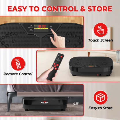 Fitness Vibration Platform with Loop Bands for Weight Loss