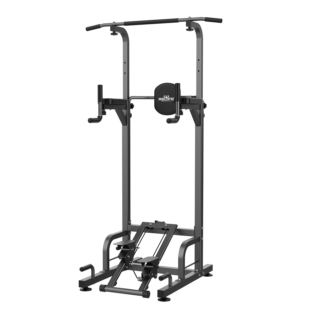 2026 Relife Best Power Tower Workout Pull Up Station for Home Gym
