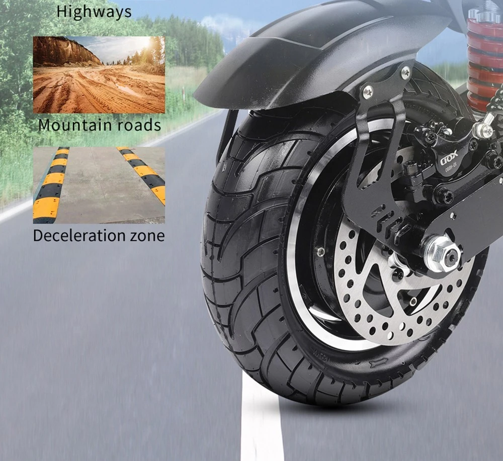 Halo Knight T108 Electric Scooter 10 inch Road Tires 1000W*2 Motor 65km/h Max Speed 52V 28.8Ah Battery 60km Max Range