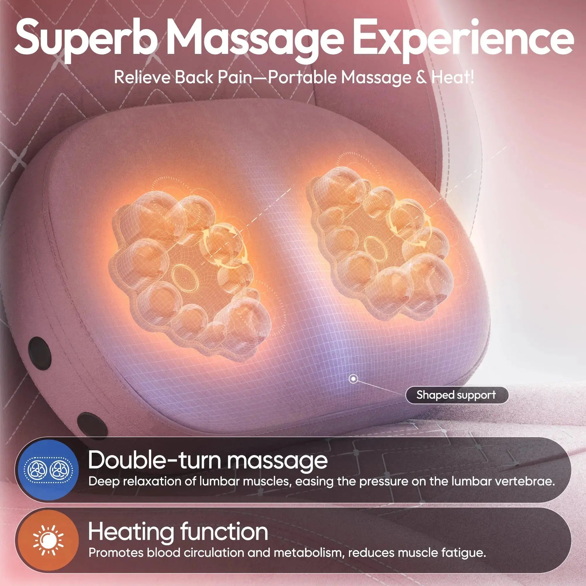 Dowinx Heated Massage MB38 Pink