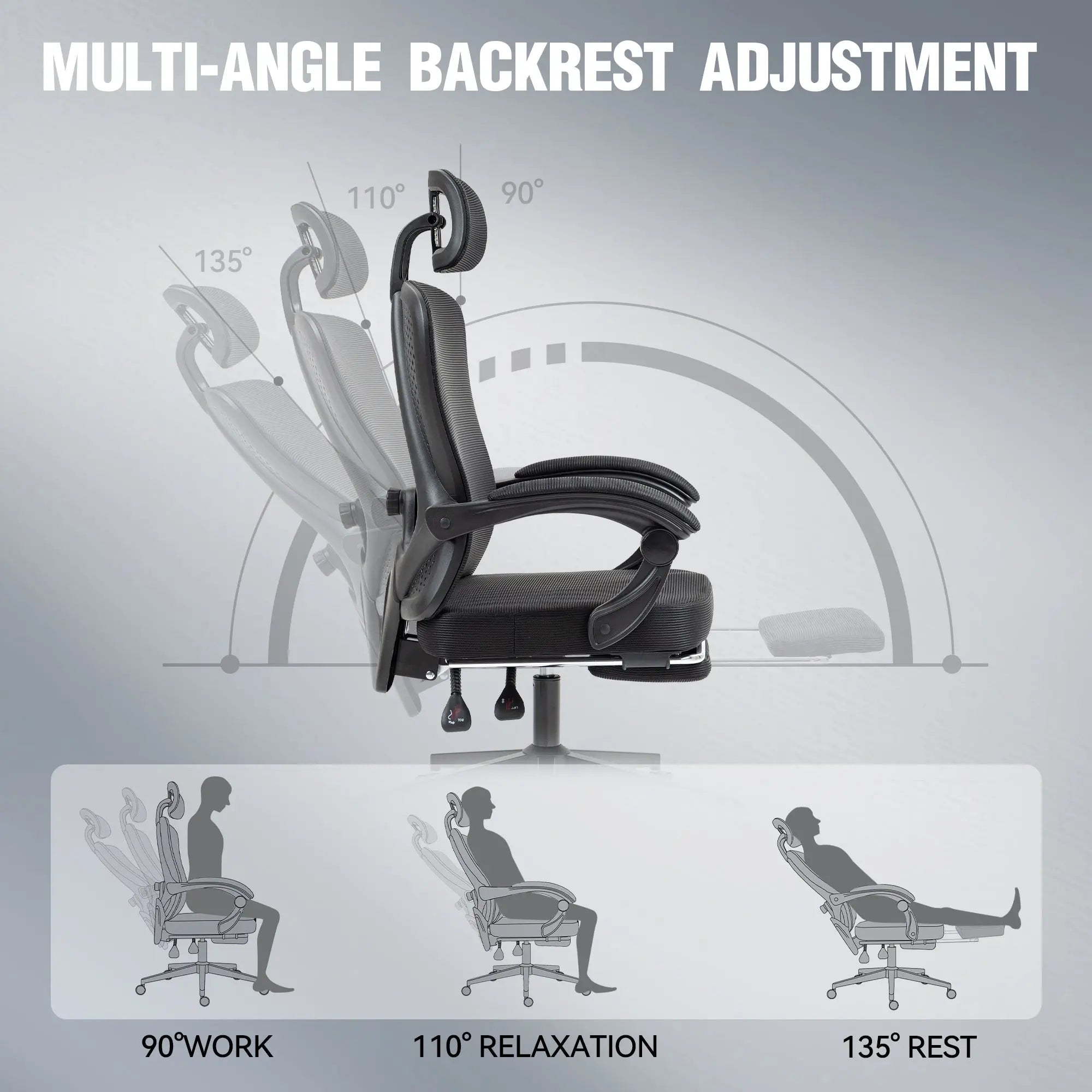 Dowinx LS-66WB01 Office Chair (Black)