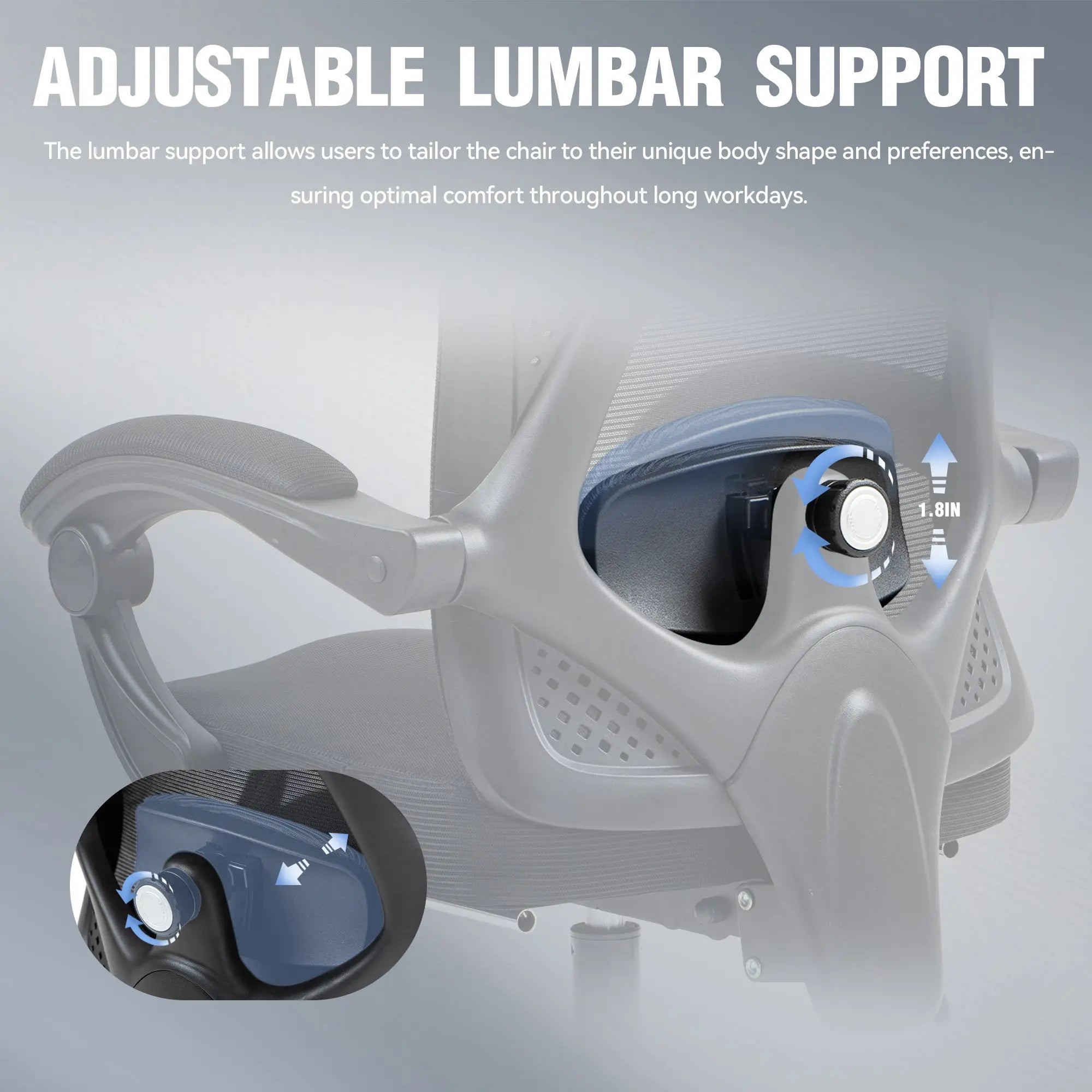 Dowinx LS-66WB01 Office Chair (Black)