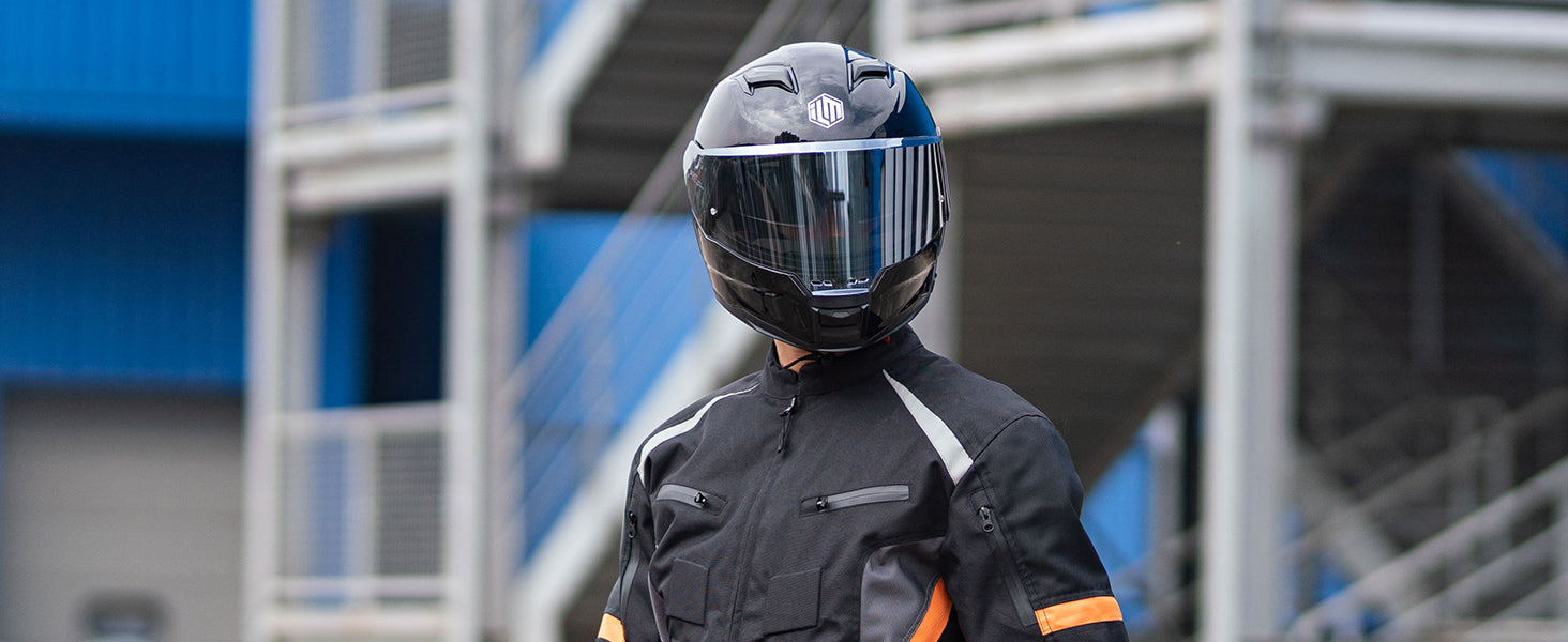 ILM Full Face Motorcycle Helmet Model MF522P