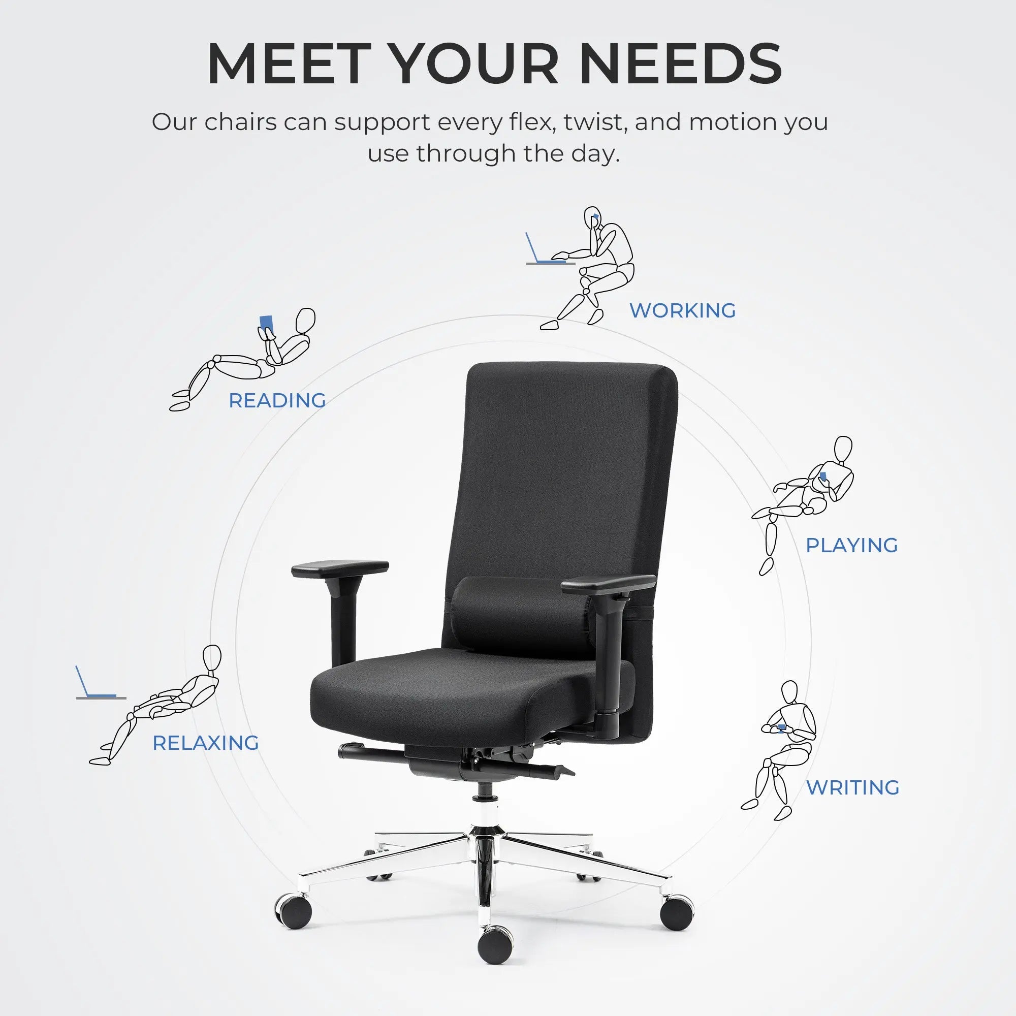 Dowinx LS-66W2 Advanced Fabric Office Chair