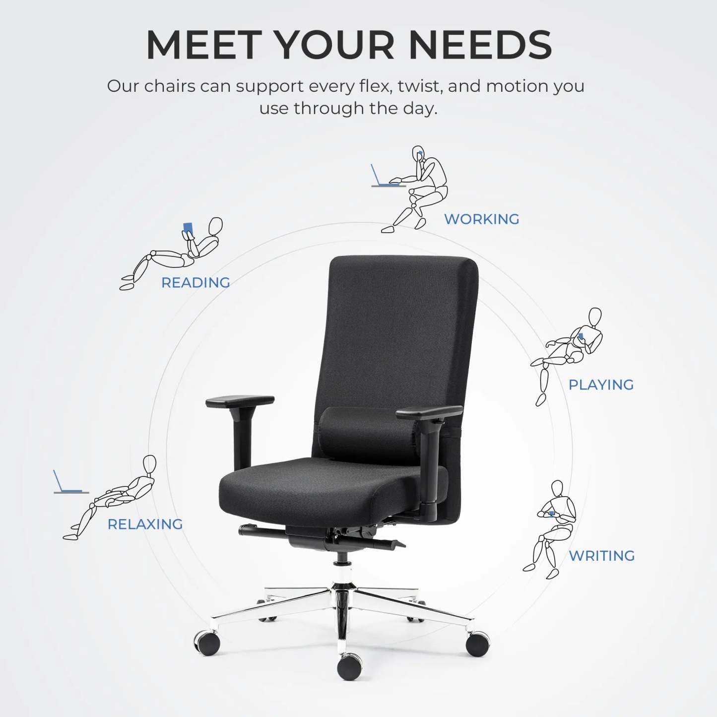 Dowinx LS-66W2 Advanced Fabric Office Chair