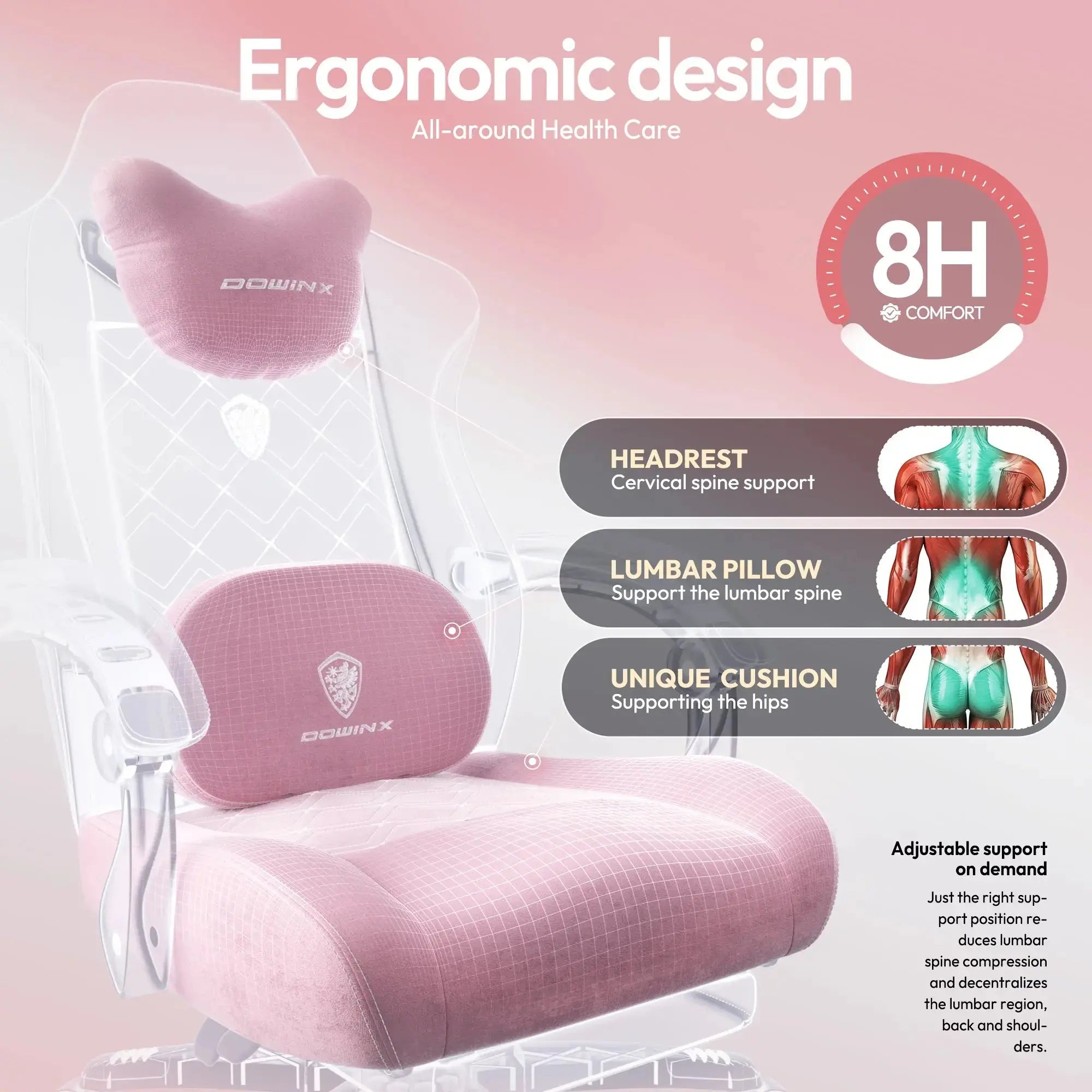 Dowinx Heated Massage MB38 Pink