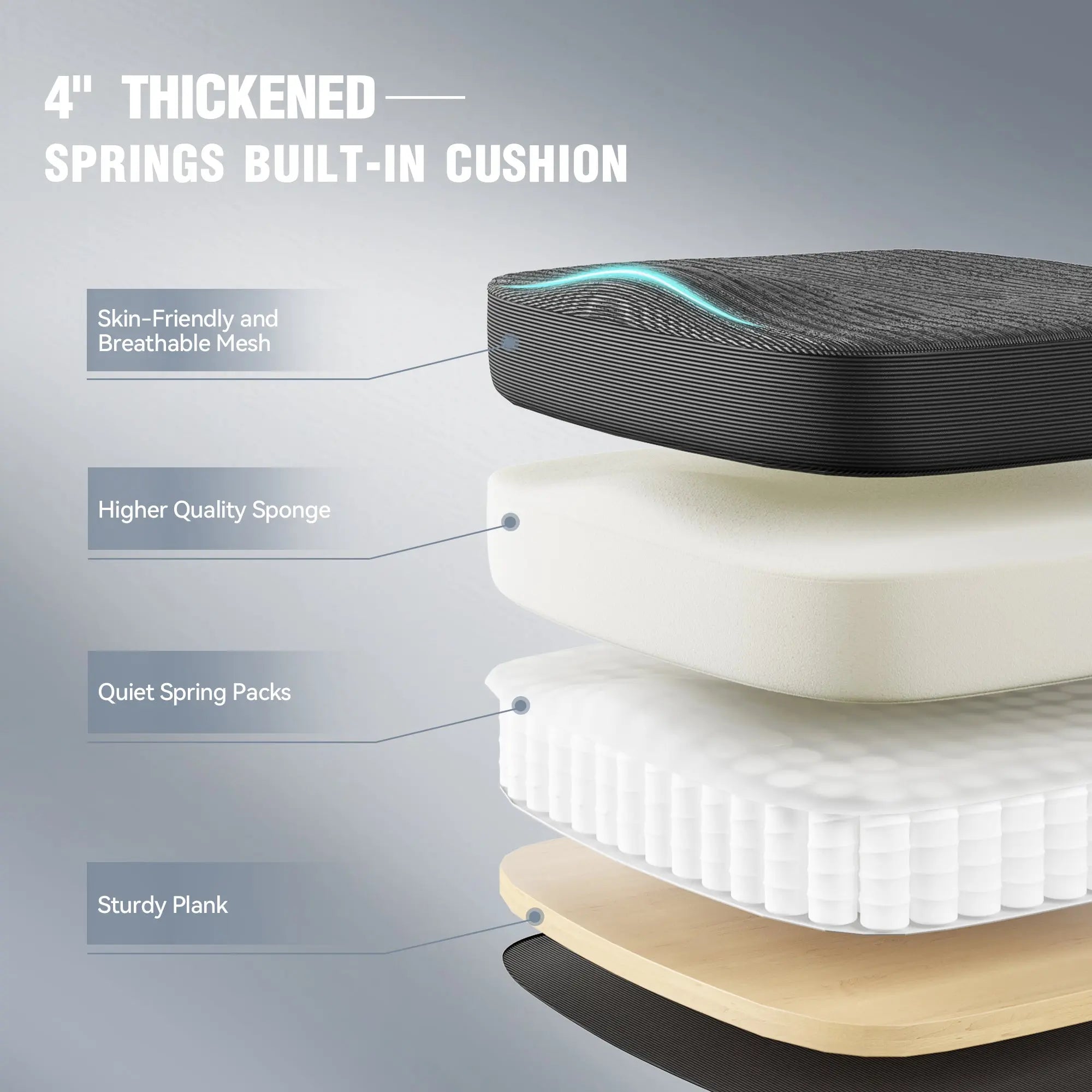 Dowinx LS-66WB01 Office Chair (Black)