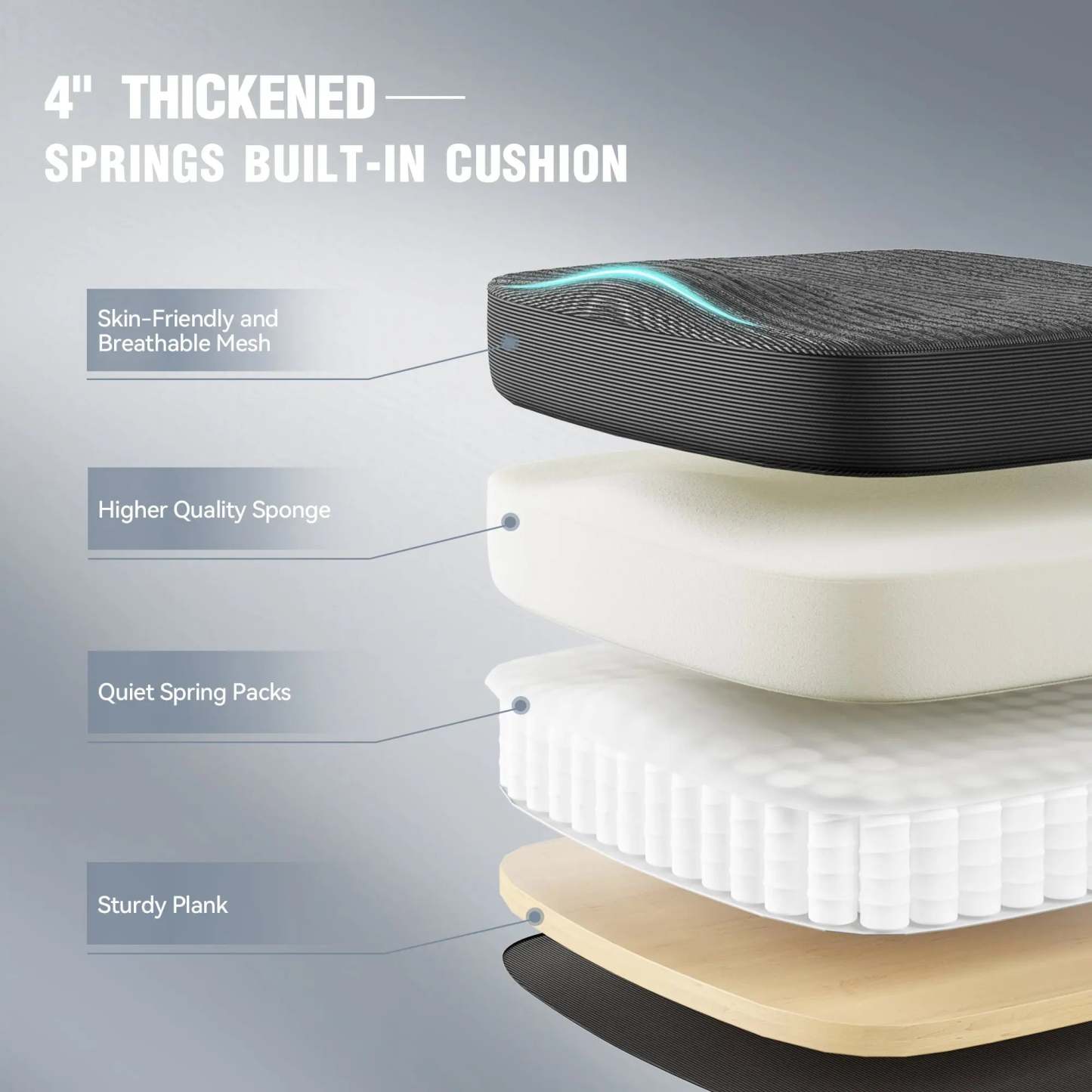 Dowinx LS-66WB01 Office Chair (Black)