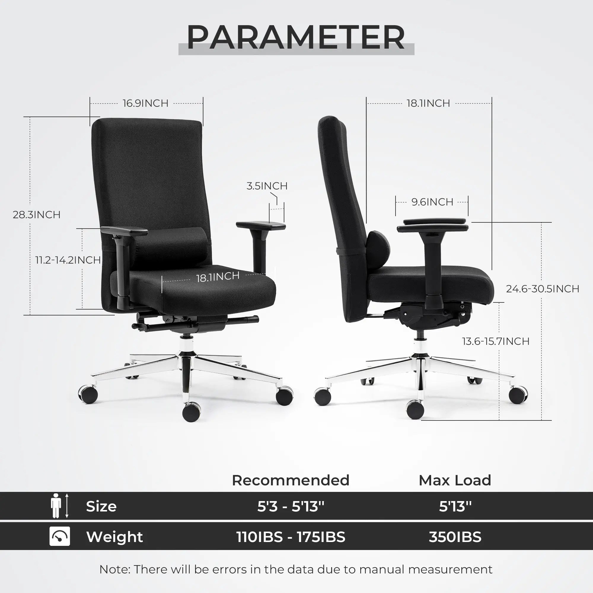 Dowinx LS-66W2 Advanced Fabric Office Chair