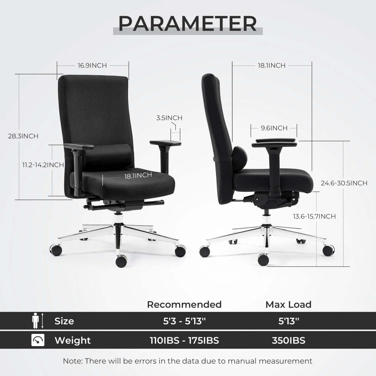 Dowinx LS-66W2 Advanced Fabric Office Chair