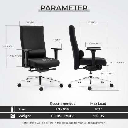 Dowinx LS-66W2 Advanced Fabric Office Chair