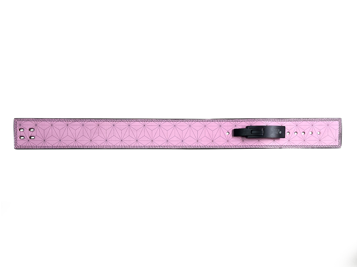 Pink Pattern Lever Belt