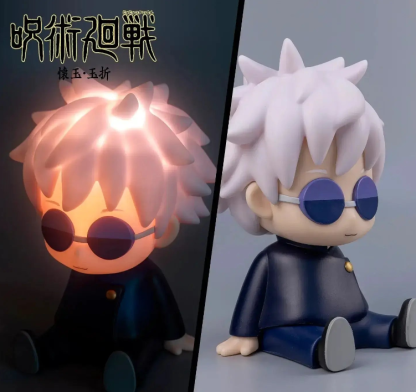Jujutsu Kaisen 2 Figure Satoru Gojo Action Figures Night Light Collectible Ornaments Tap Light Desk Night Lamp Bedroom Decor Gifts