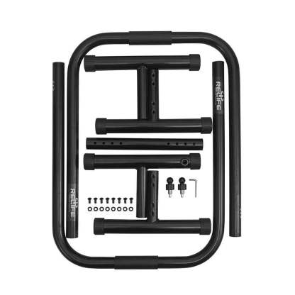 Adjustable Parallette Dip Bar Station Fitness Workout Dip Stand Station Machine for Home