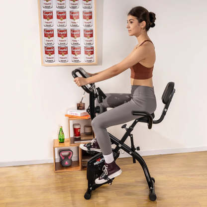 RELIFE 3 in 1 Exercise Bike Folding Exerpeutic Bike