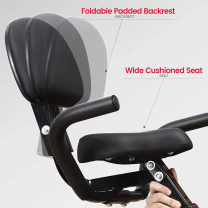 RELIFE 3 in 1 Exercise Bike Folding Exerpeutic Bike