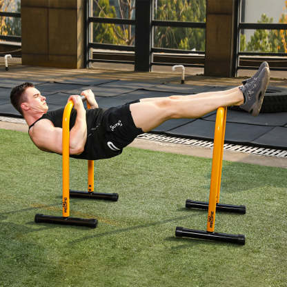 Adjustable Parallette Dip Bar Station Fitness Workout Dip Stand Station Machine for Home