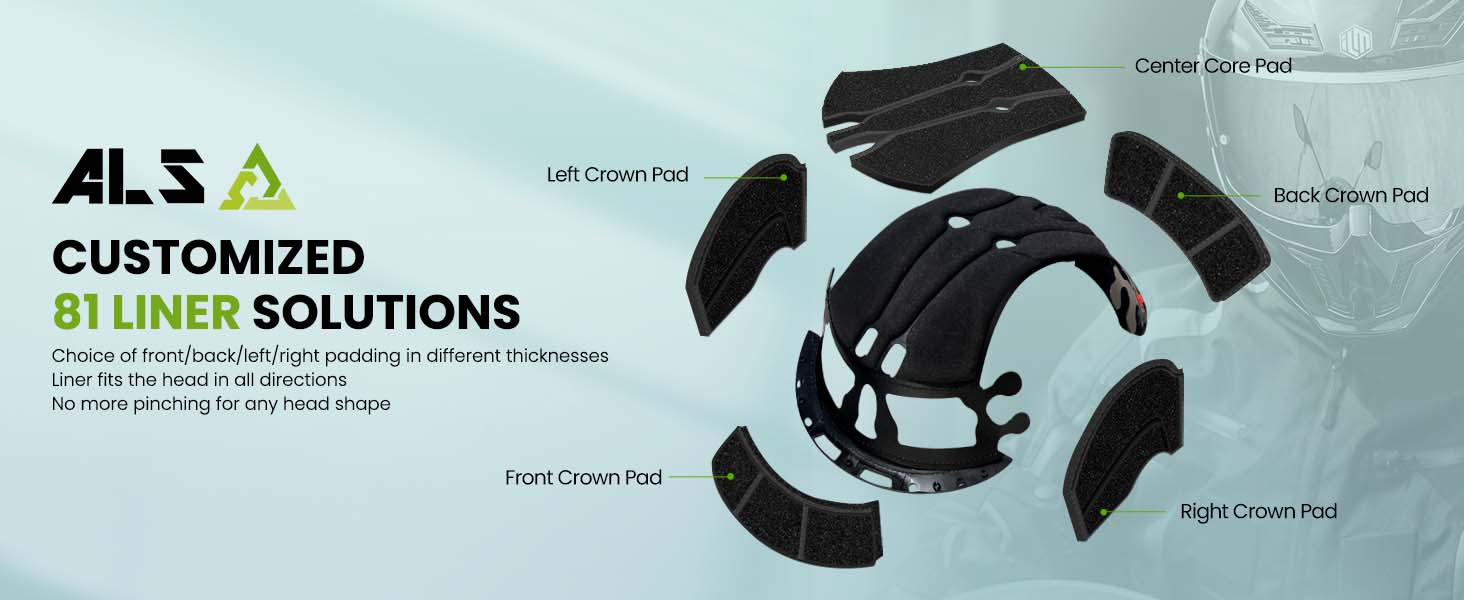  Adjust Liner System for comfortable padding