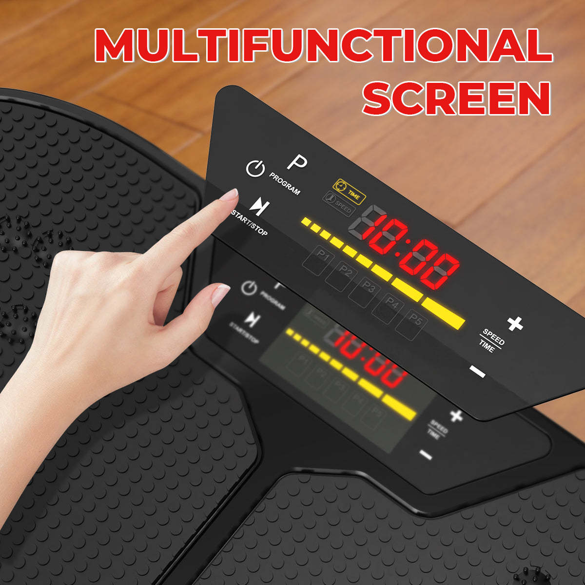 Fitness Vibration Platform with Loop Bands for Weight Loss