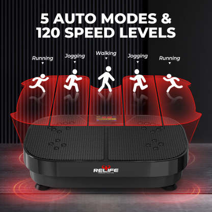 Fitness Vibration Platform with Loop Bands for Weight Loss