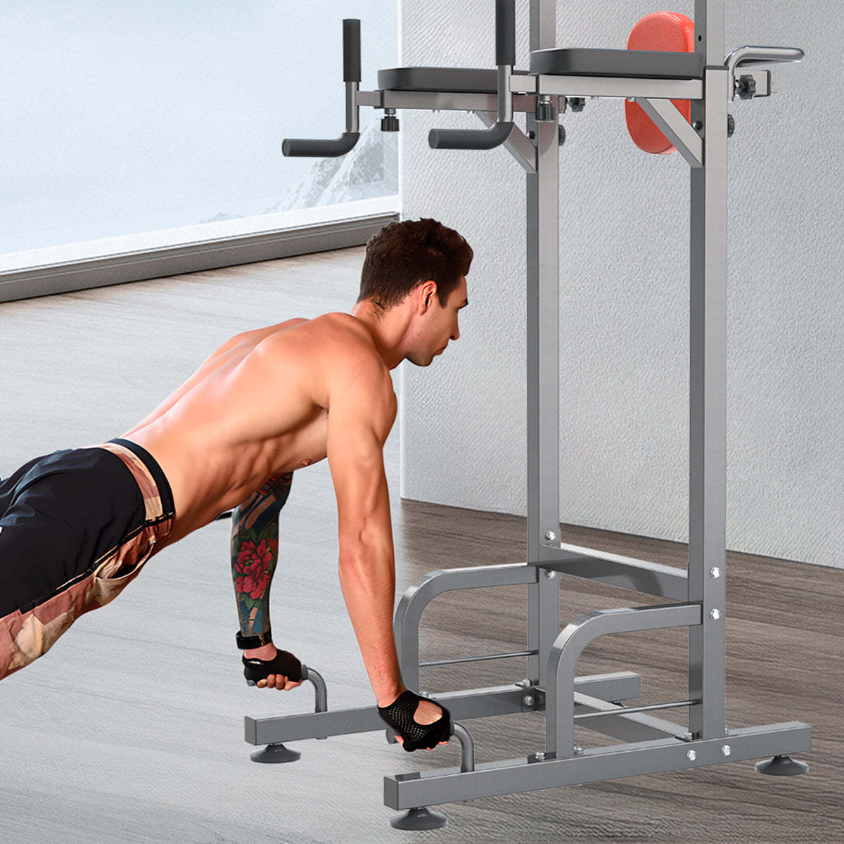 2026 Relife Best Power Tower Workout Pull Up Station for Home Gym