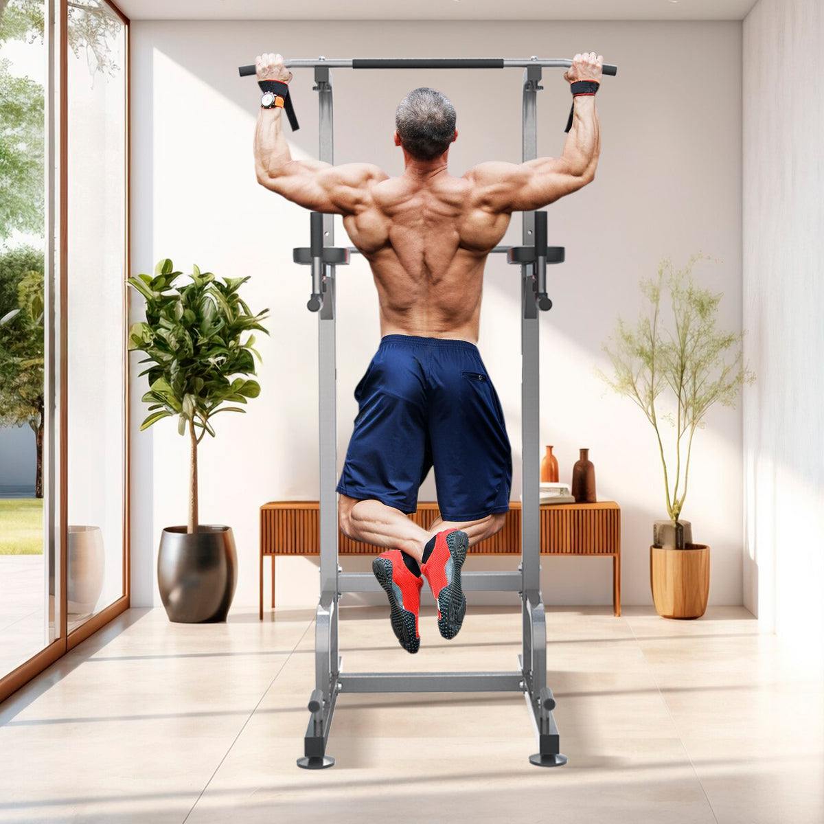 2026 Relife Best Power Tower Workout Pull Up Station for Home Gym