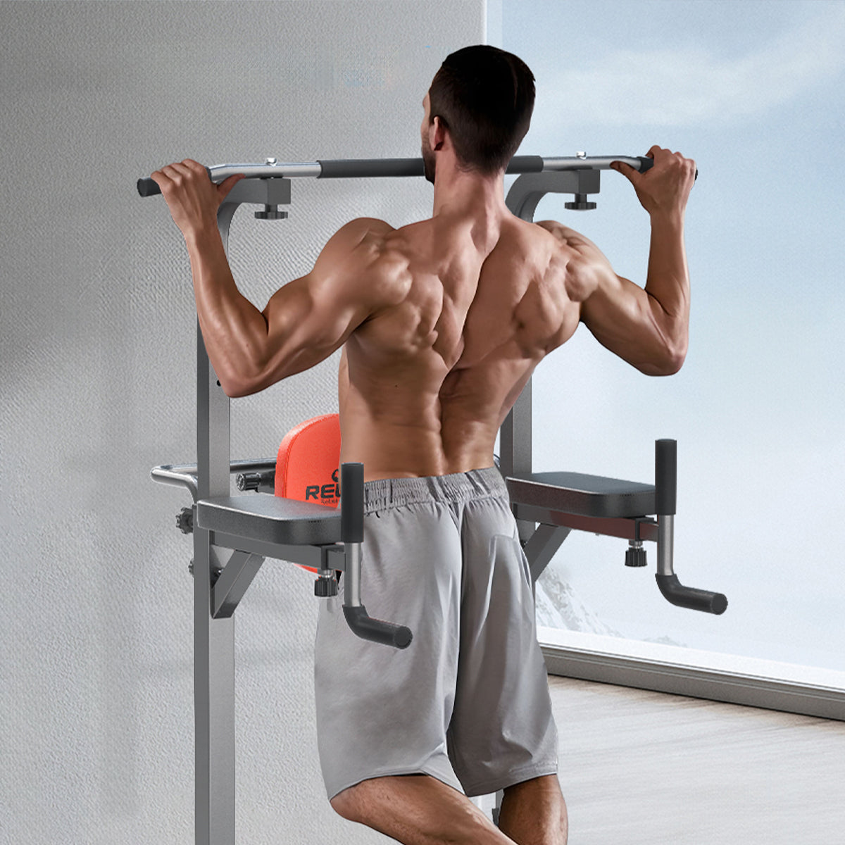 2026 Relife Best Power Tower Workout Pull Up Station for Home Gym