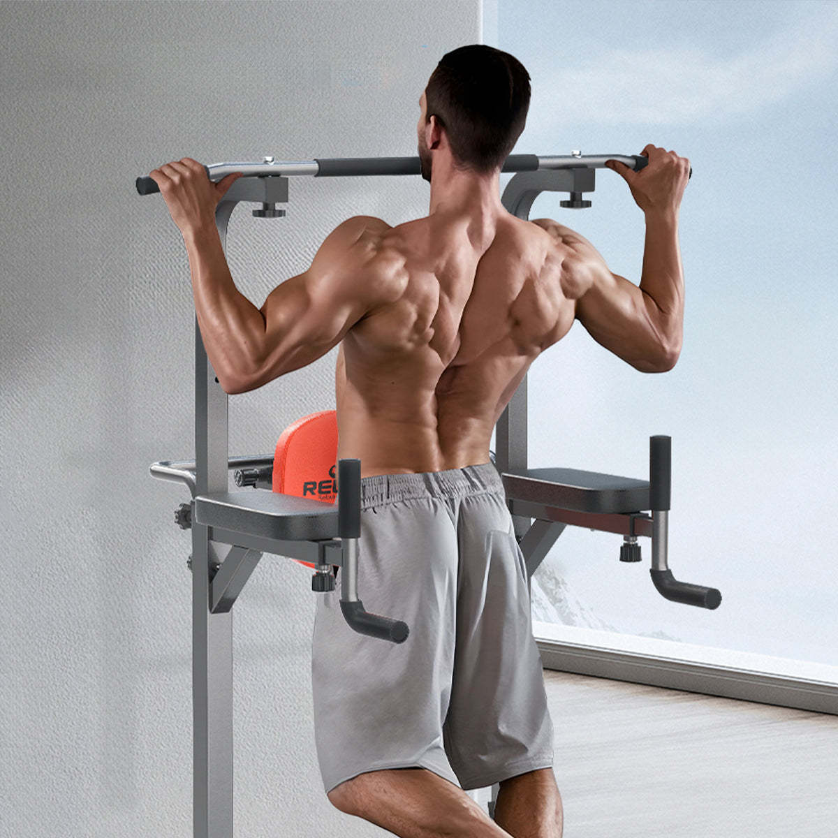 2026 Relife Best Power Tower Workout Pull Up Station for Home Gym