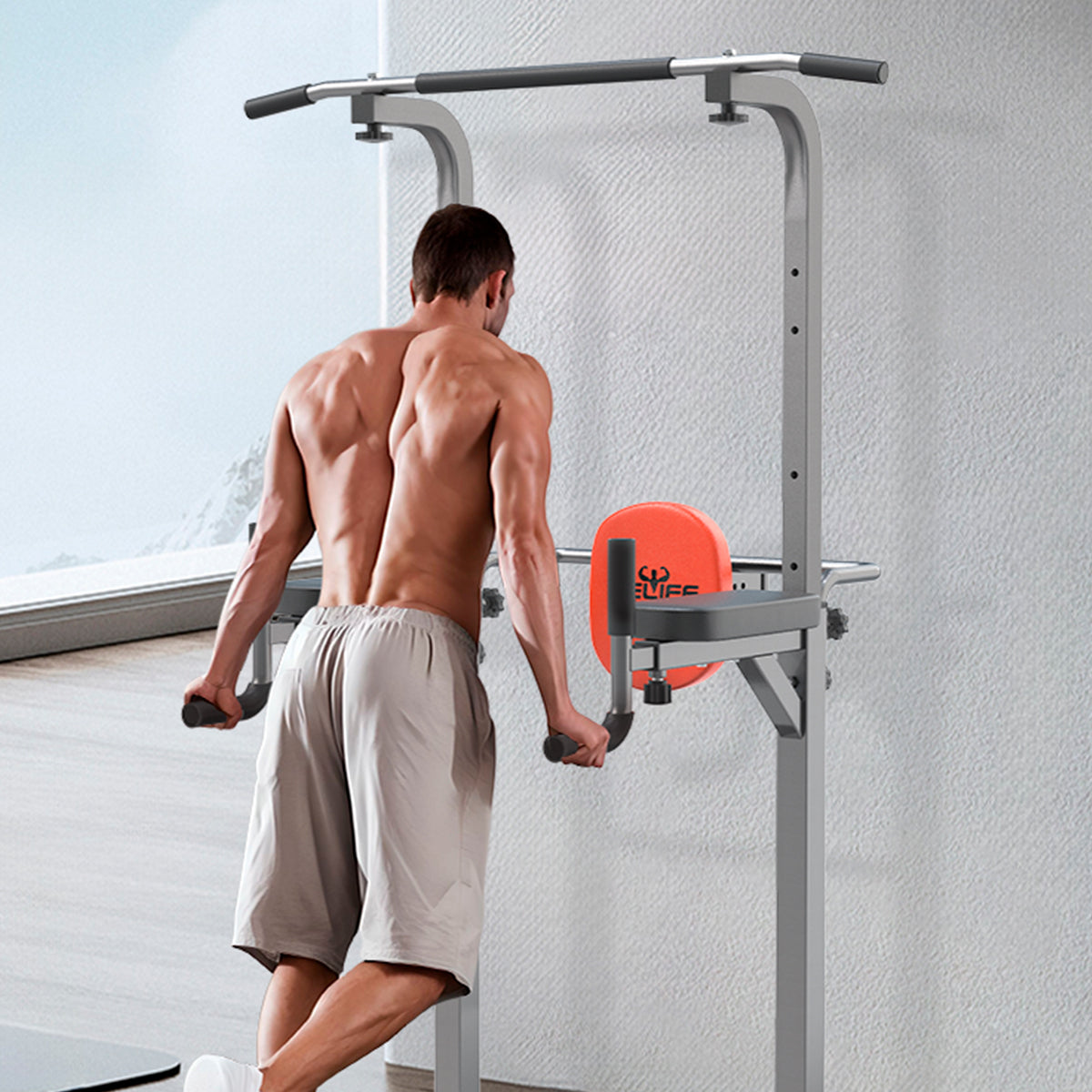 2026 Relife Best Power Tower Workout Pull Up Station for Home Gym