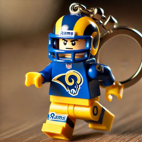 🔥Limited Edition 60% OFF🏈2026 New Football Team Building Blocks Keychain🚛Buy 3 Get Free Shipping