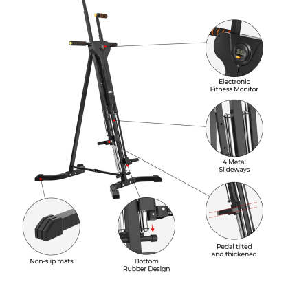 2025 Home Vertical Climber Exercise Machine Workout Fitness Stepper for Sale