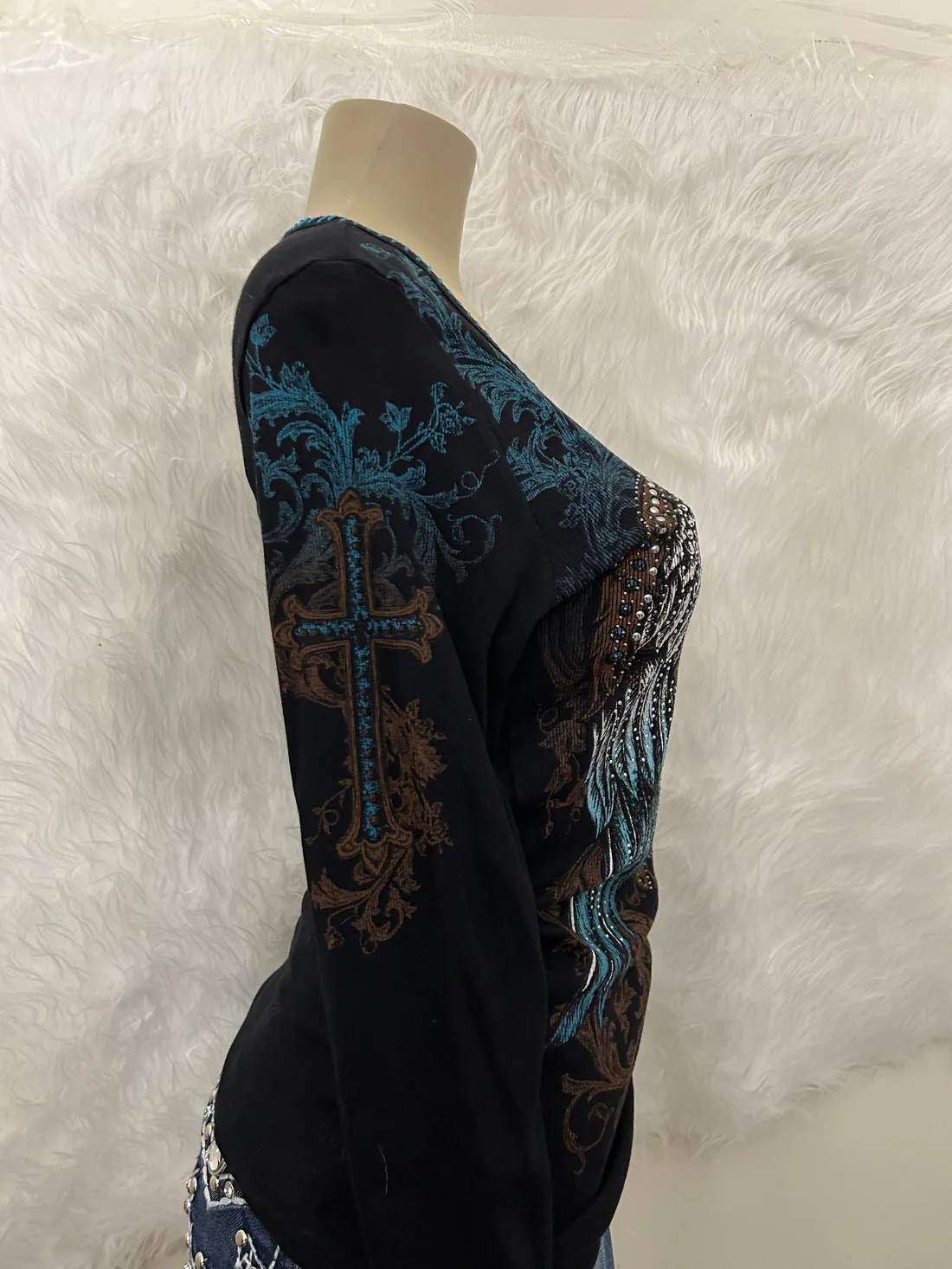 ANGEL BABY BLUE LONG SLEEVE