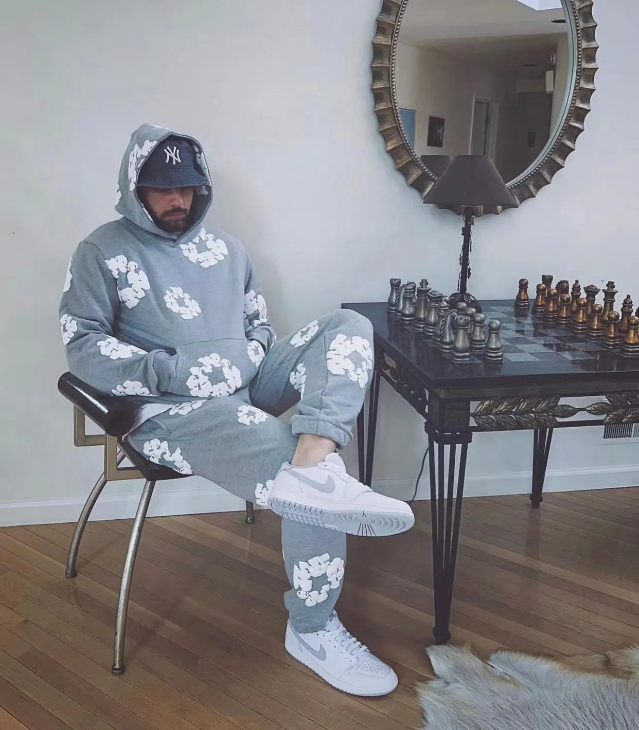 Denim Unisex  Hoodie (Buy 2 Free Shipping)