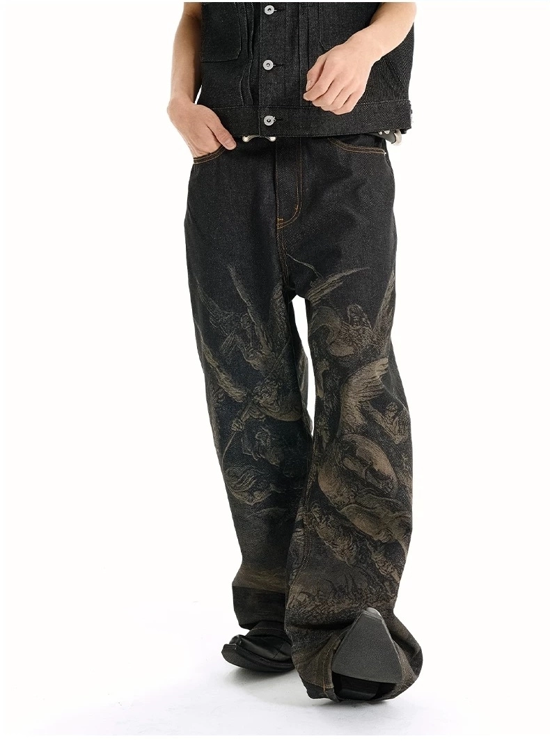 PARADISE LOST LASER-ENGRAVED DENIM