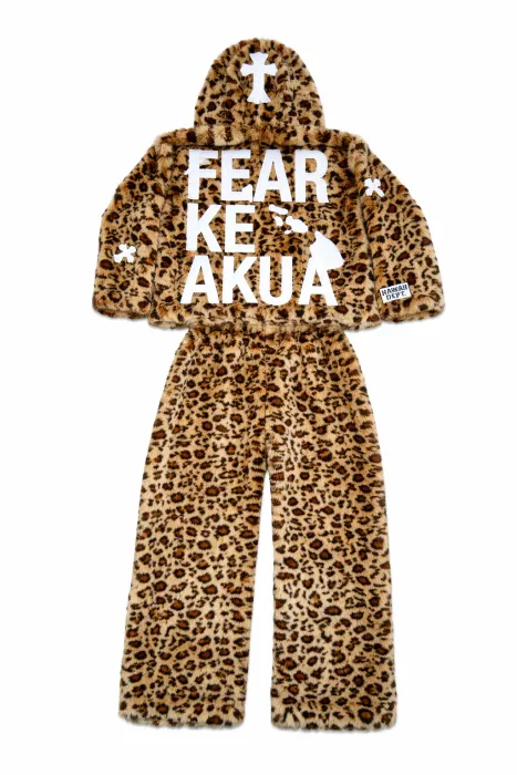Faux Leopard  Sweatsuit