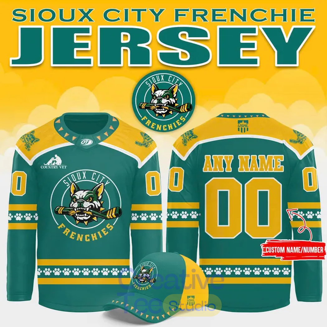 Sioux City Musketeers x Sioux City Frenchies Custom Hockey Jersey Sioux City Musketeers x Sioux City Frenchies Custom Hockey Jersey