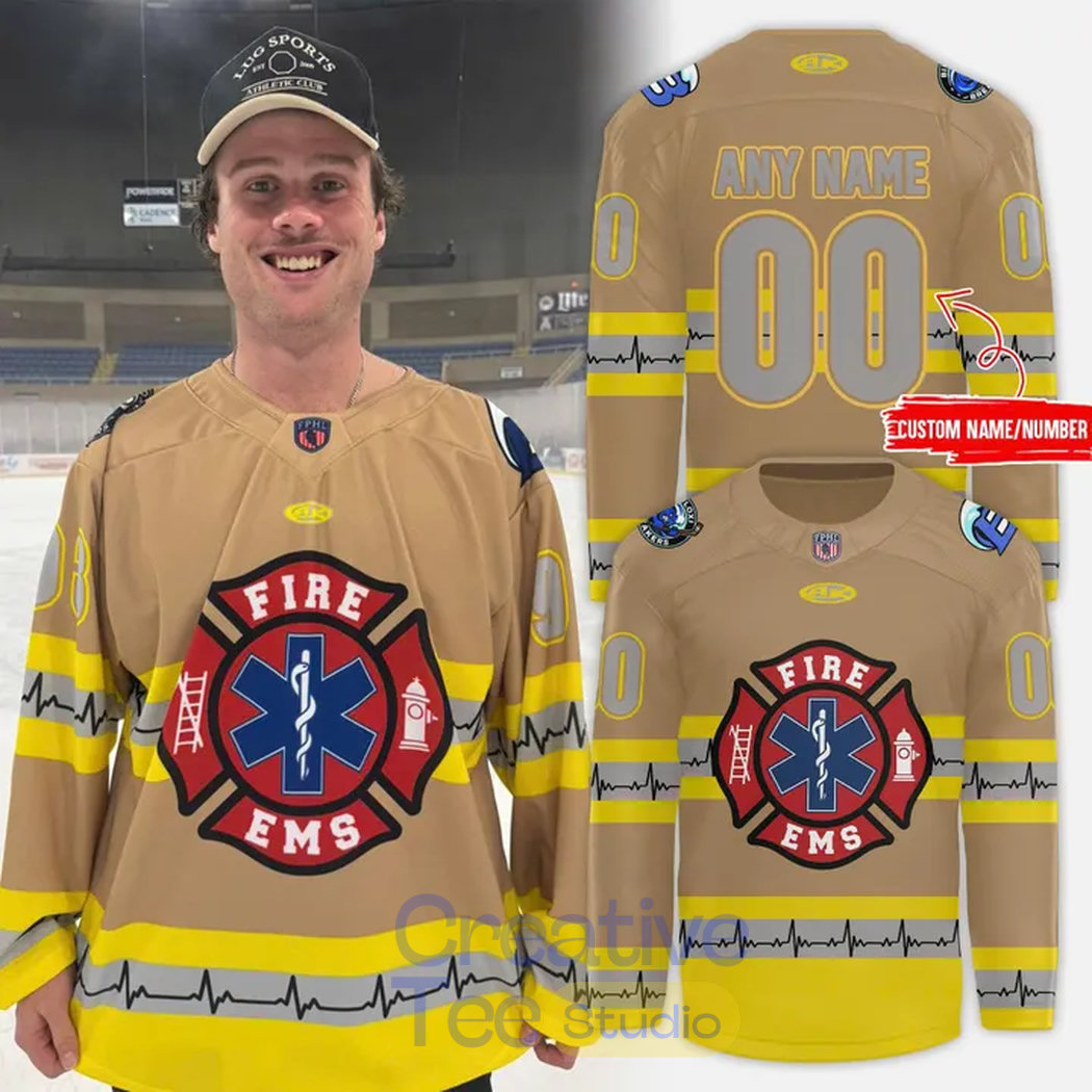 Biloxi Breakers 2026 First Responders Night Custom Hockey Jersey